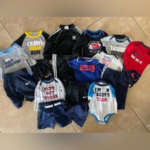 Nike Adidas Sporty 3-6 Month Baby Boys Clothing Lot